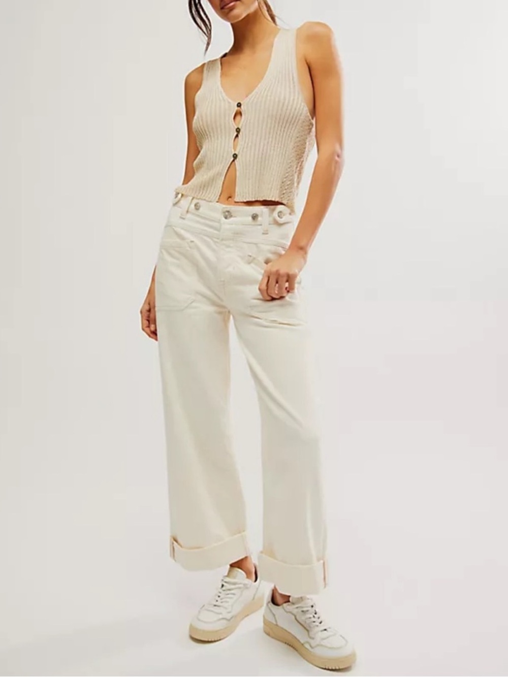 NWT We The Free Palmer Cuffed Jean